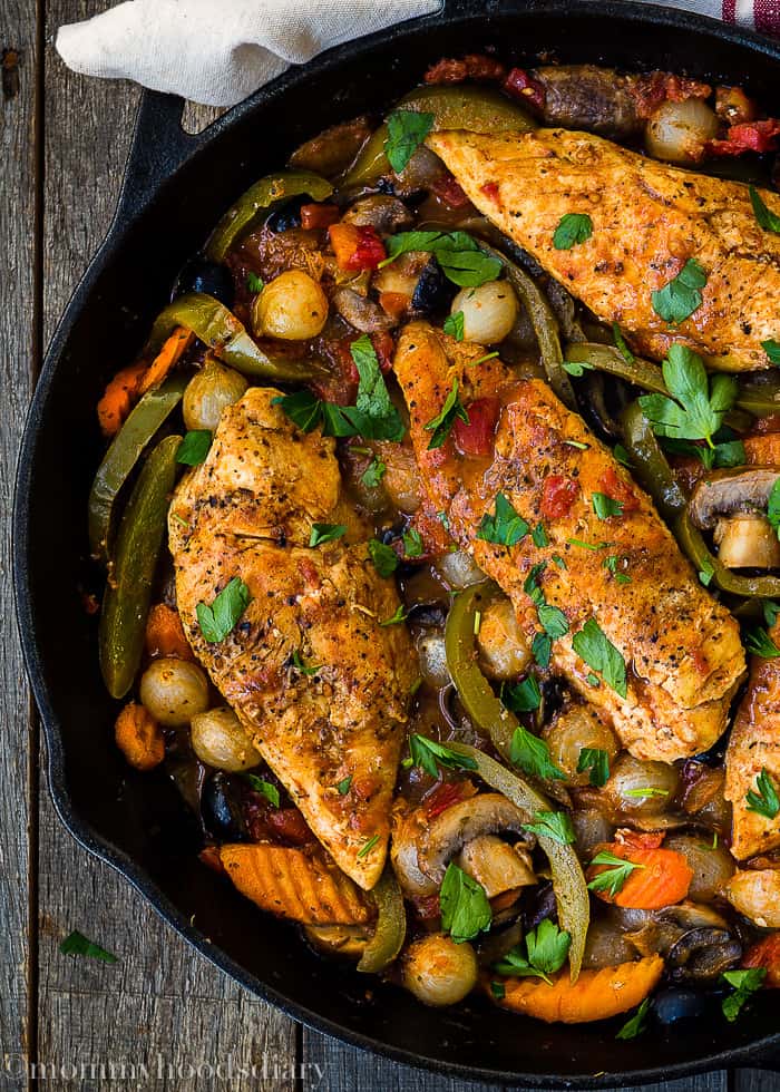 Easy Cacciatore Chicken Breasts Mommy's Home Cooking
