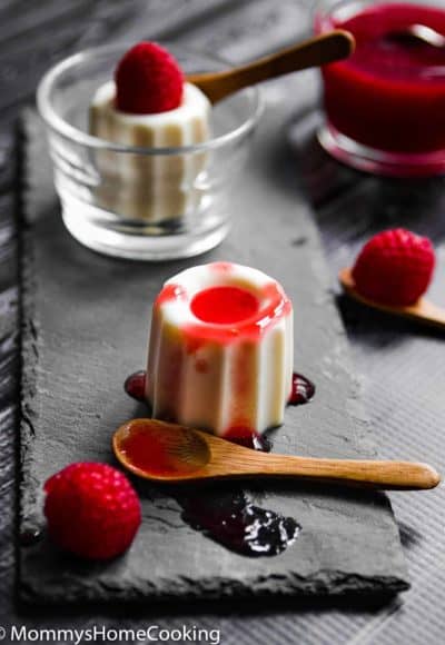 Panna Cotta with Raspberry Coulis | Mommy's Home Cooking
