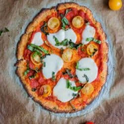 Cauliflower Pizza Crust - Egg Free