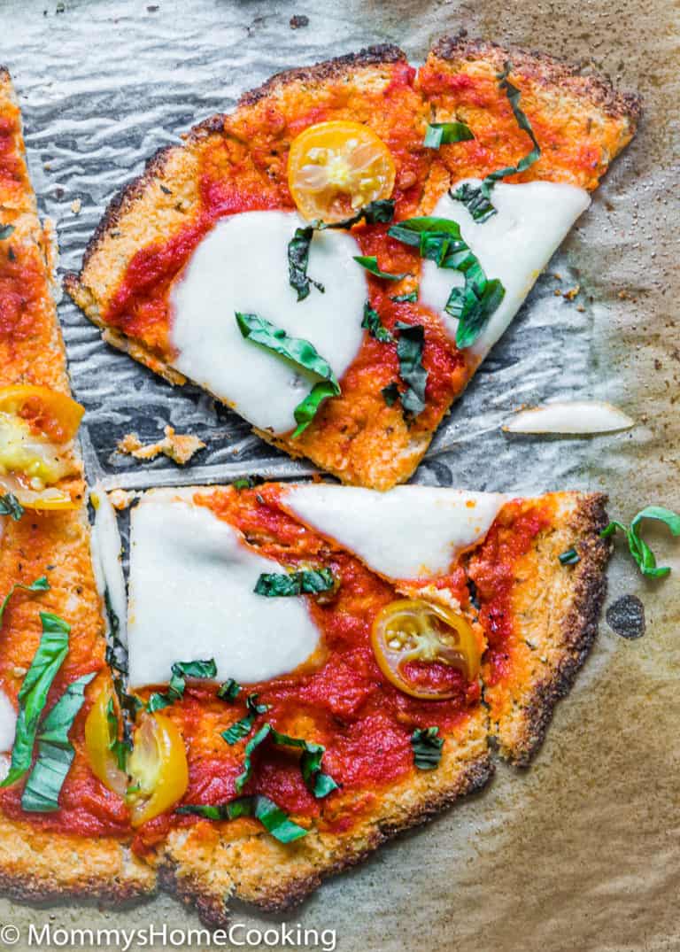 Eggless Cauliflower Pizza Crust Mommy's Home Cooking