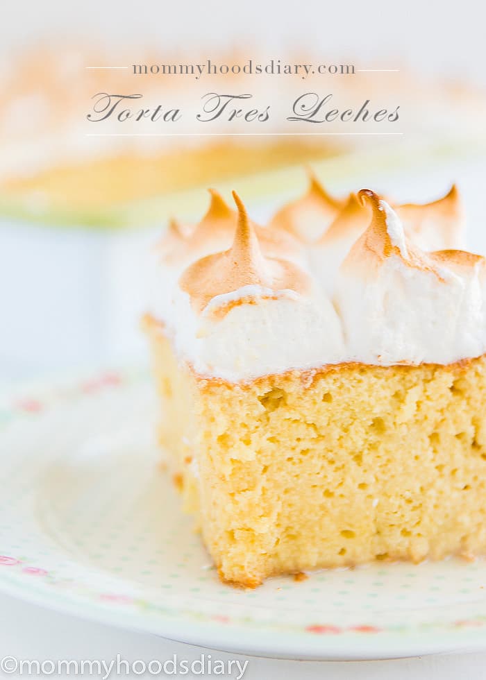 Torta Tres Leches | mommyshomecooking.com 