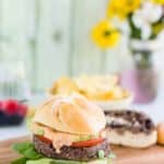 Stuffed Black Beans Burger | mommyshomecooking.com