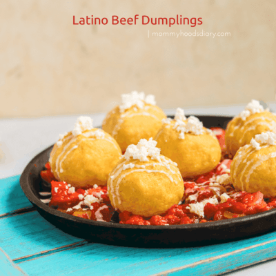 Latino Beef Dumplings | mommyshomecooking.com