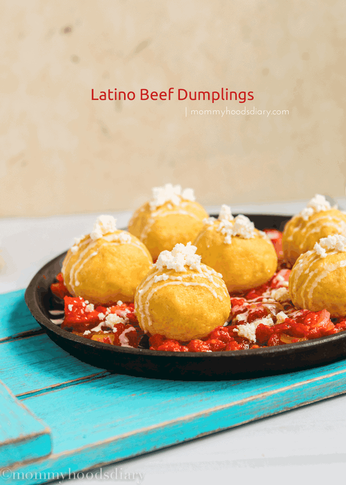 Latino Beef Dumplings | mommyshomecooking.com
