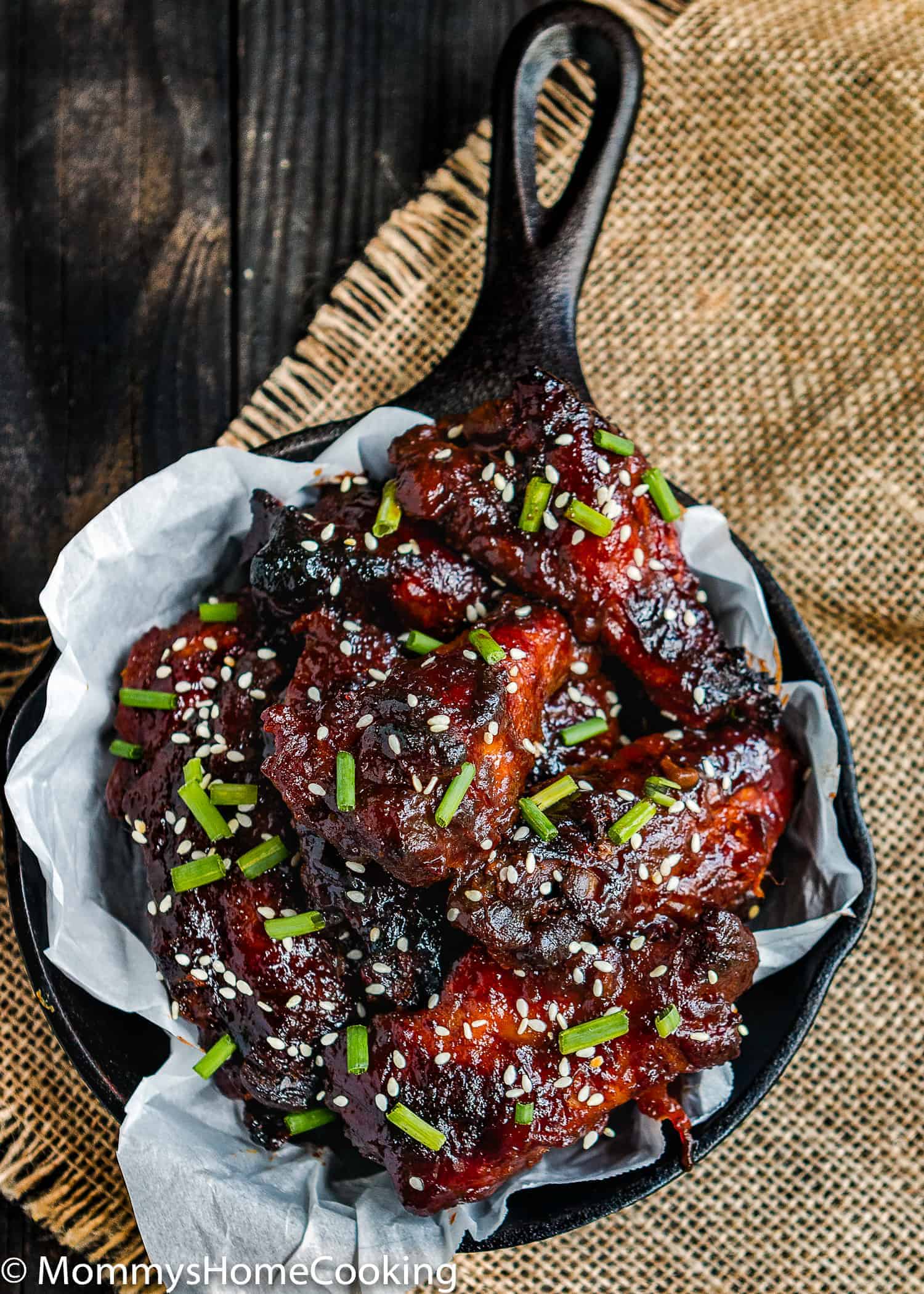 Damn... these Slow Cooker Pineapple Barbecue Chicken Wings are sooo good! They are smothered in a sweet spicy pineapple barbecue sauce and unbelievably easy to make. These make a fantastic appetizer or an easy game-day dish to share. https://mommyshomecooking.com