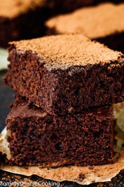 Best Eggless Fudgy Brownies