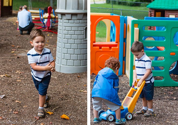 Matthew's First Day at Preschool | mommyshomecooking.com