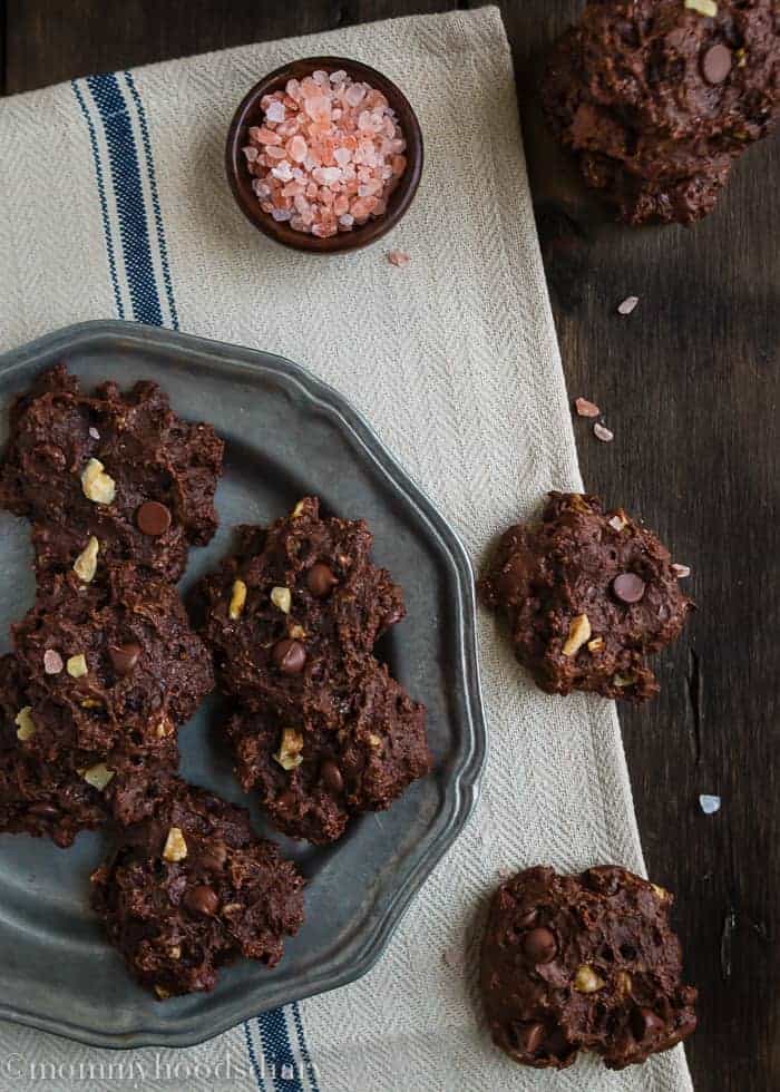 Double Chocolate Chunk Walnut Cookies