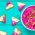 Roasted Beet Garlic Hummus | Mommyhood's Diary