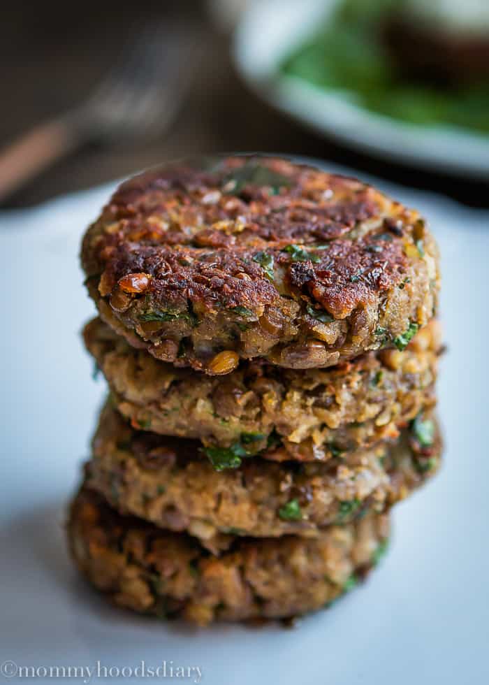 Red lentil fritters with red onion,... - Deliciously Ella | Facebook