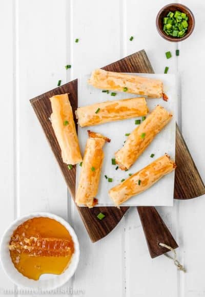 Cheese and Prosciutto Phyllo Rolls | Mommyhood's Diary