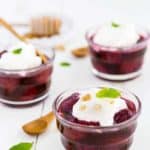 Wine Poached Berries with Mascarpone Cream | Mommyhood's Diary