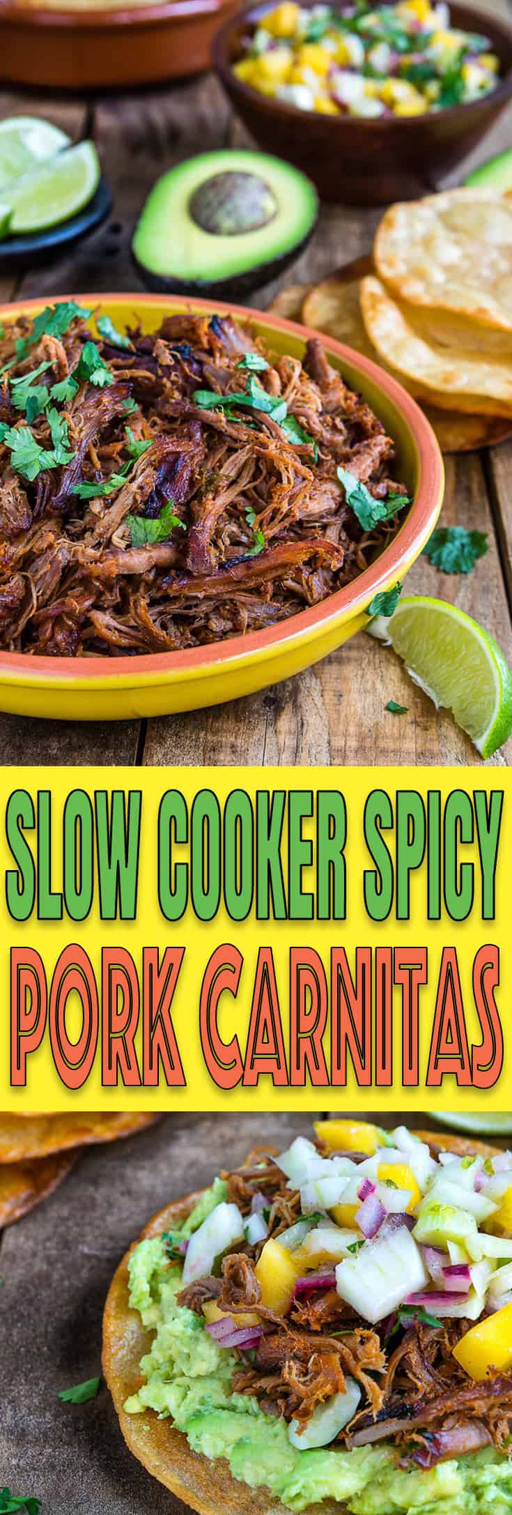 Slow Cooker Spicy Pork Carnitas Mommy's Home Cooking
