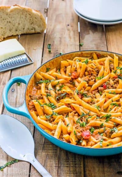 Penne with Sausage and Spicy Cream Tomato Sauce | Mommyhood's Diary