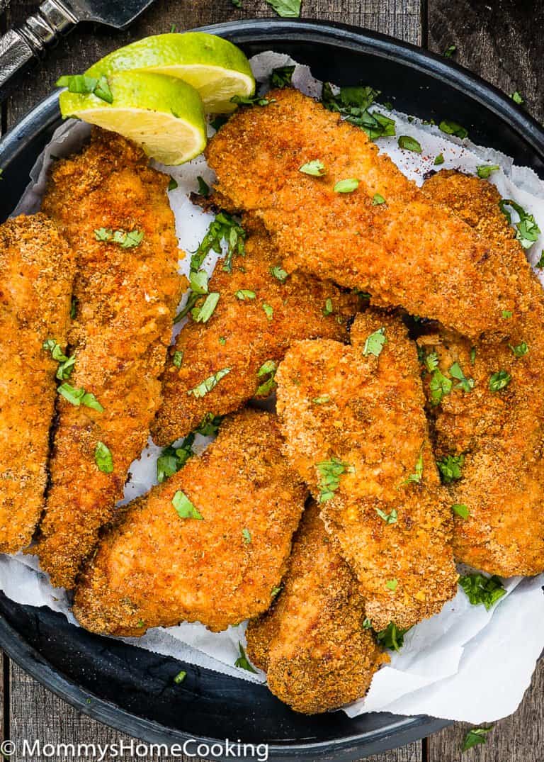 Skinny Oven Fried Chicken - Mommy's Home Cooking