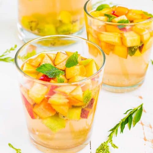 Easy Fruity White Sangria - Mommy's Home Cooking