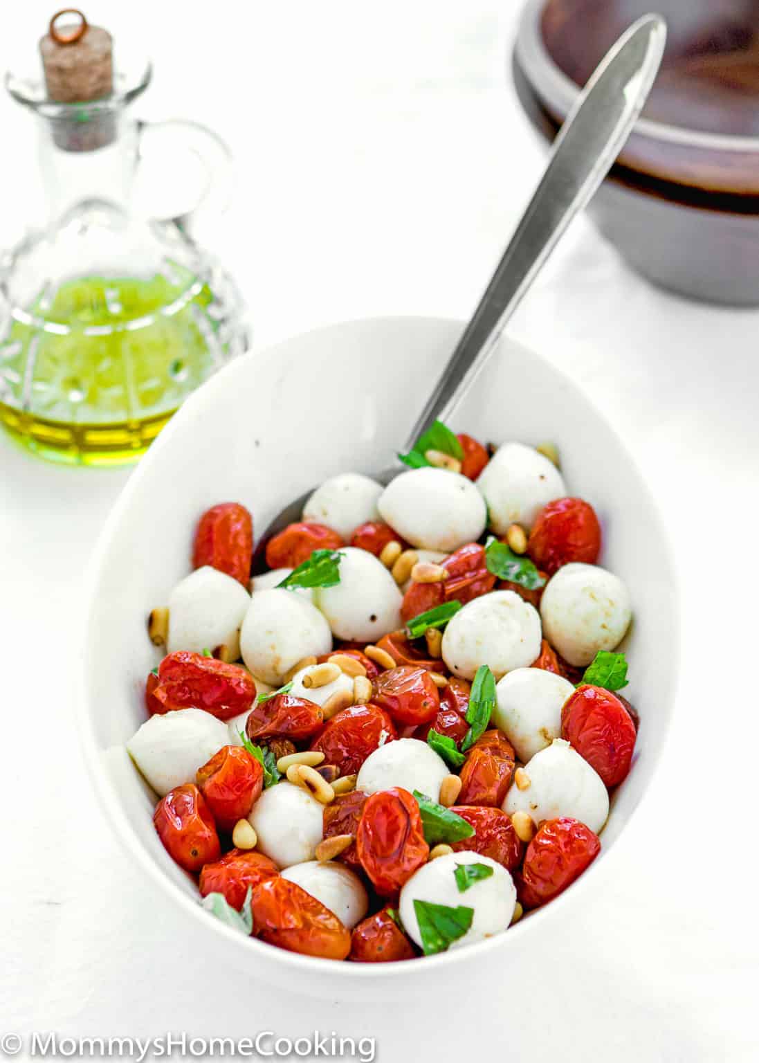 Roasted Tomato Caprese Salad - Mommy's Home Cooking