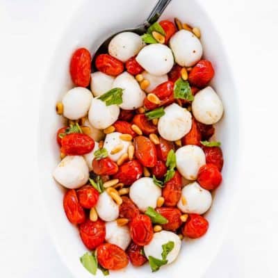 Roasted Tomato Caprese Salad