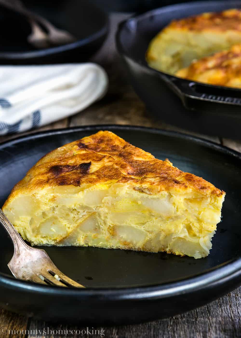 Tortilla Española slice