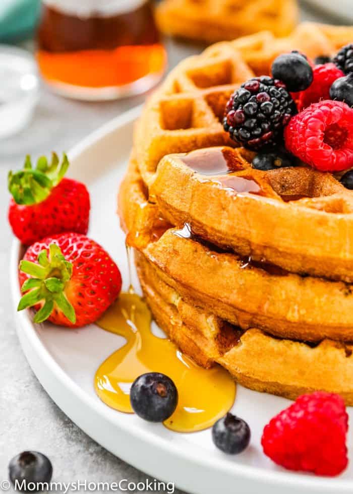 Eggless Waffles - Mommy's Home Cooking