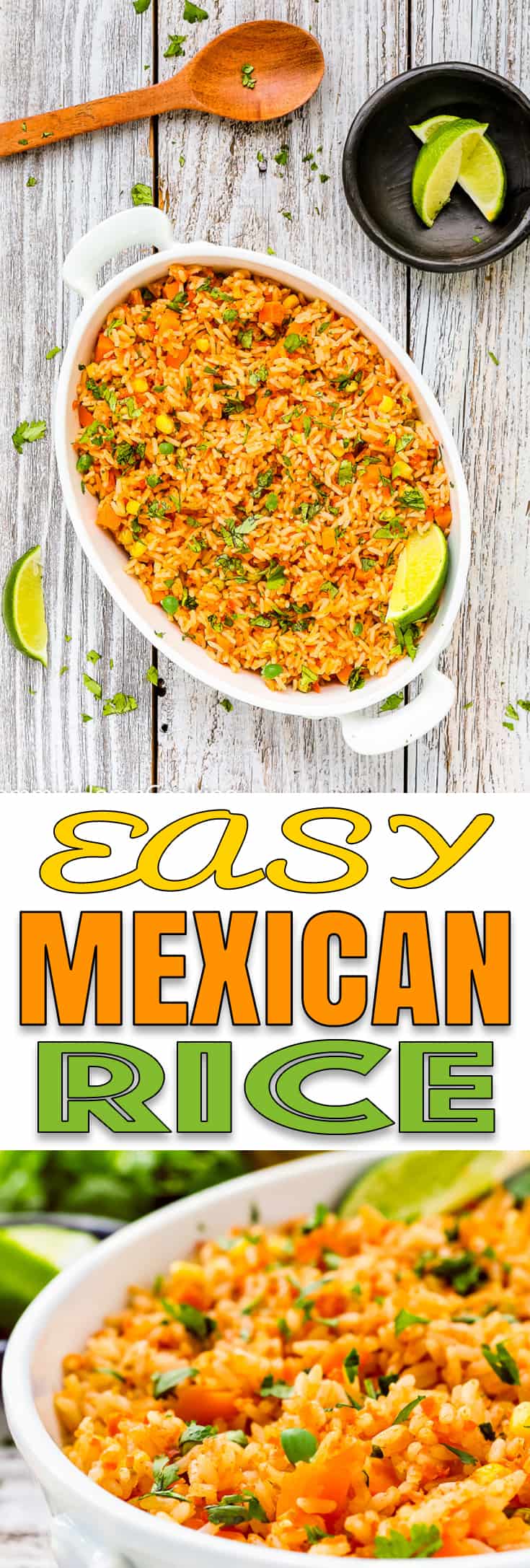 This Easy Mexican Rice is light, fluffy, and flavorful! The best part is that everything gets tossed into the rice cooker, you walk away, and the magic happens in minutes. #recipe #easy #rice #mexica