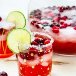 Roasted Cranberry Margarita | Mommy's Home Cooking