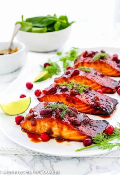 Cranberry Honey Glazed Salmon | Mommy's Home Cooking
