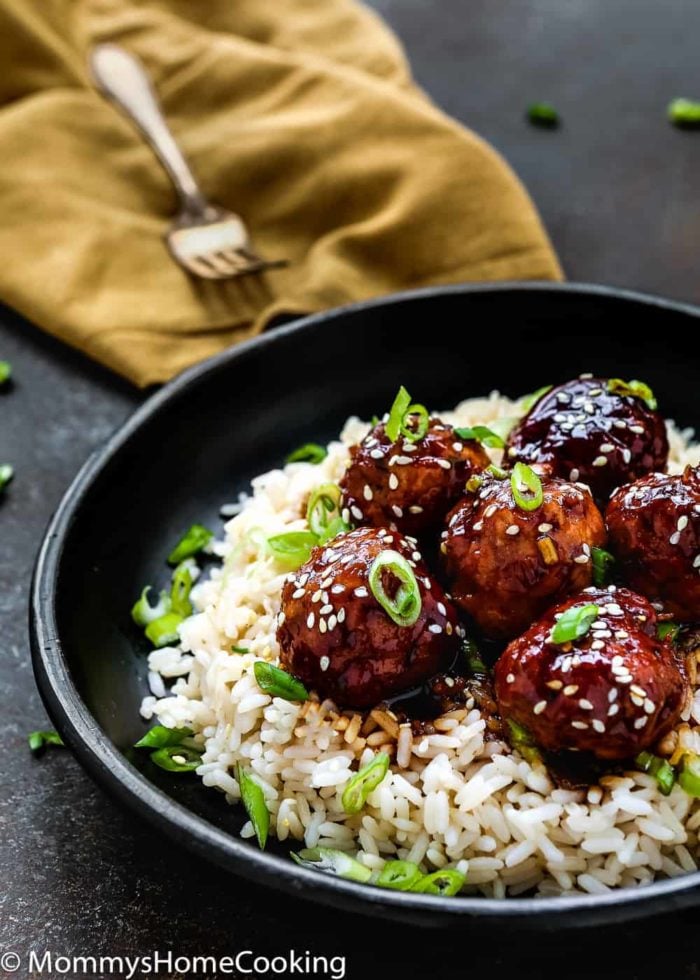 Instant Pot Teriyaki Turkey Meatballs