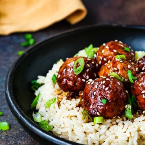 Easy Teriyaki Turkey Meatballs (Egg-Free) - Mommy's Home Cooking