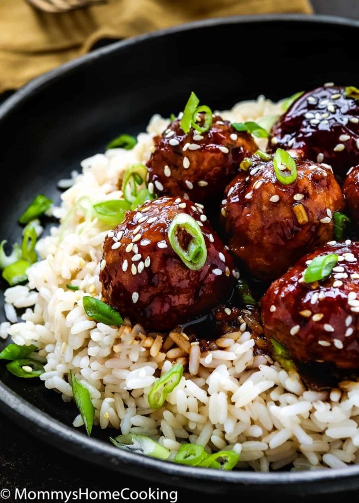 Instant Pot Teriyaki Turkey Meatballs - Mommy's Home Cooking