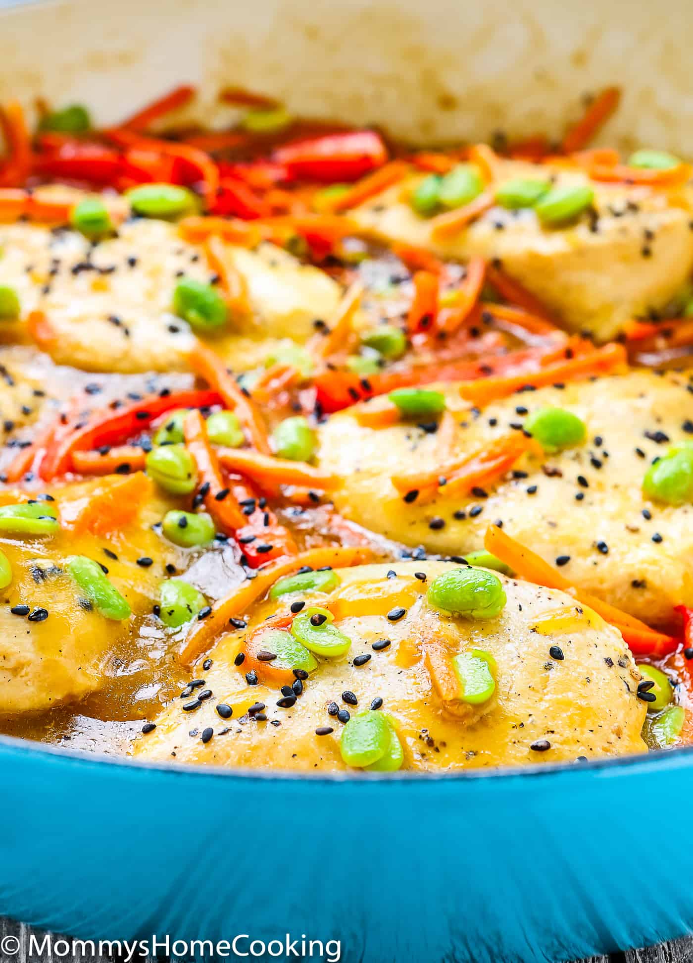 These 30-minute Orange Ginger Chicken Breasts are smothered with a deliciously bright and citrusy orange-ginger sauce. They’re a crowd pleasing hit and a fantastic weeknight meal. https://mommyshomecooking.com