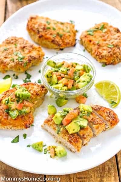Skinny Oven Fried Pork Chops