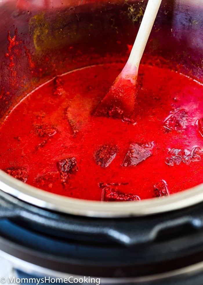This 20-minute Easy Instant Pot Beet and Leek Soup recipe is chock-full of essential everyday nutrients and crazy delicious. It’s incredibly simple to prepare; perfect comfort on a cold winter day! https://mommyshomecooking.com
