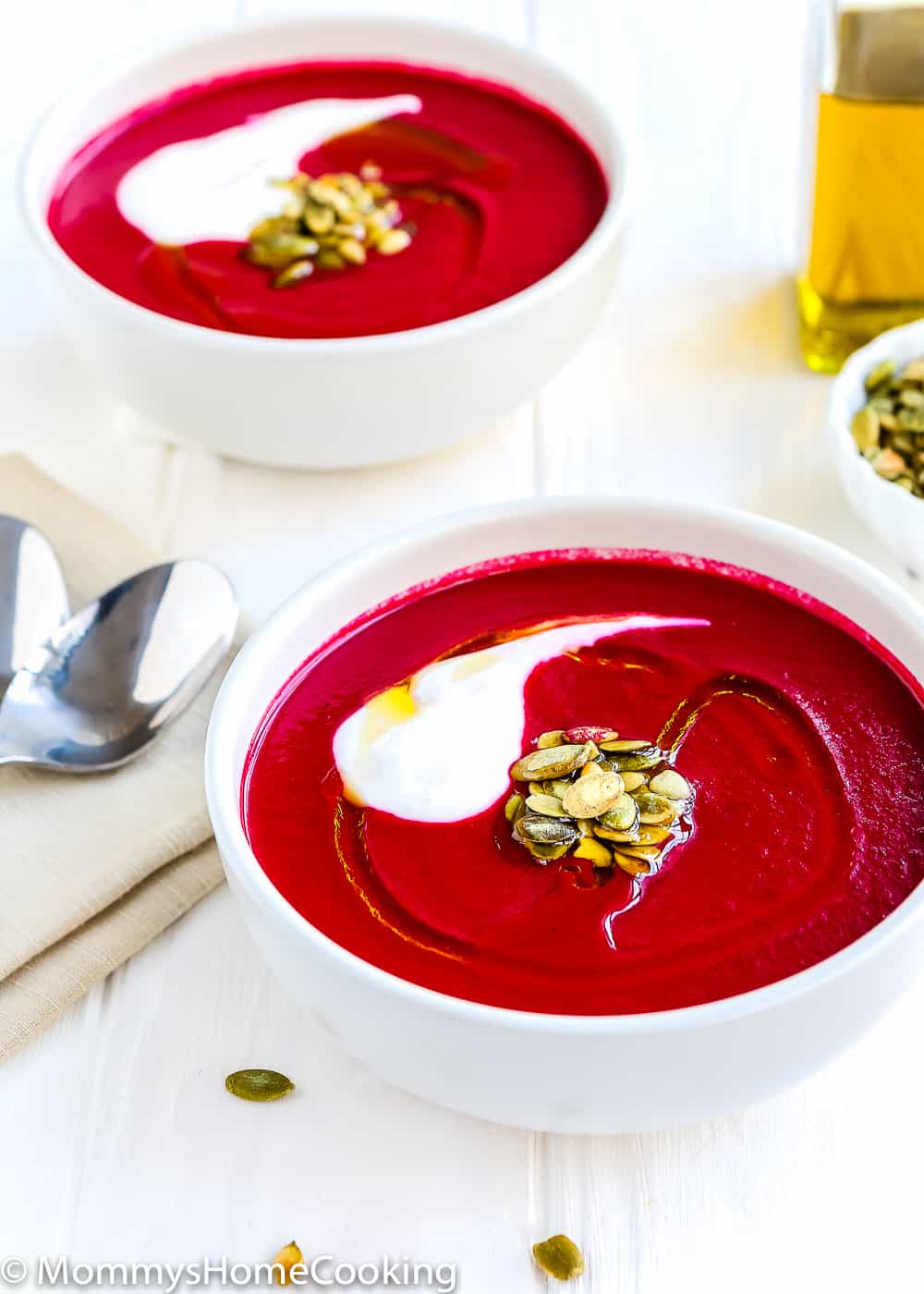 Easy Instant Pot Beet and Leek Soup - Mommy's Home Cooking