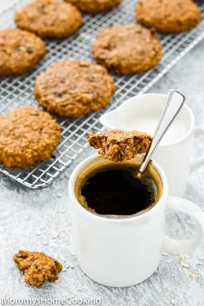 Eggless Oatmeal Breakfast Cookies