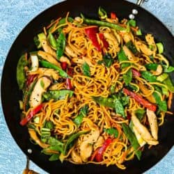 Easy Chicken Lo Mein | Mommy's Home Cooking