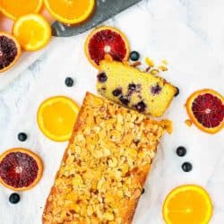 Eggless Orange Blueberry Corn Bread | Mommy's Home Cooking