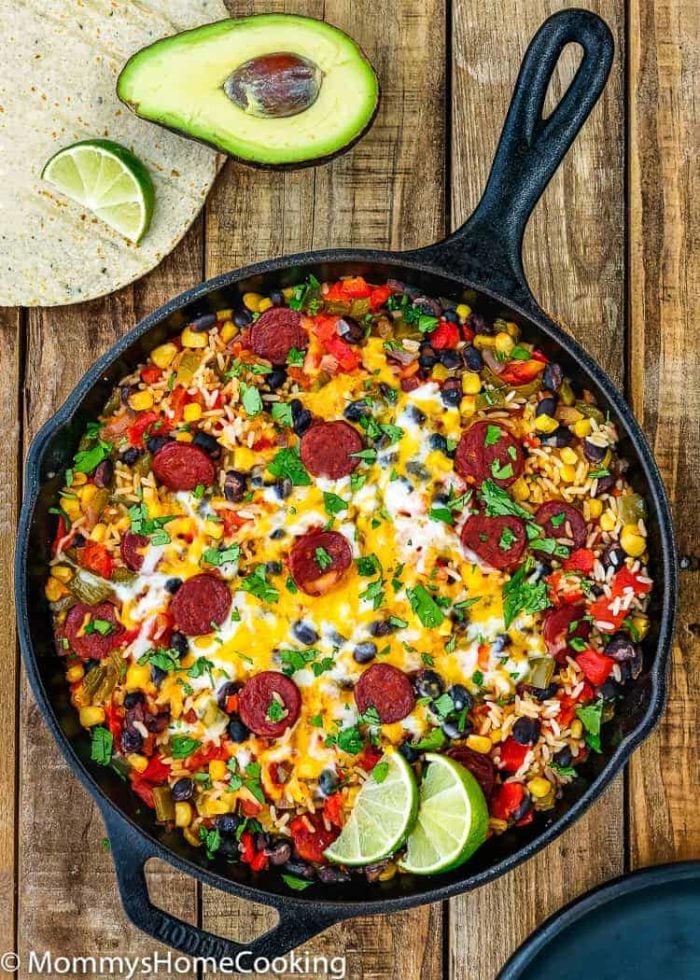 Chorizo Burrito Skillet - Mommy's Home Cooking