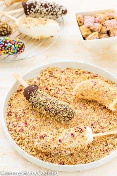 Easy Frozen Banana Pops