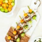 Prosciutto Melon Skewers | Mommy's Home Cooking