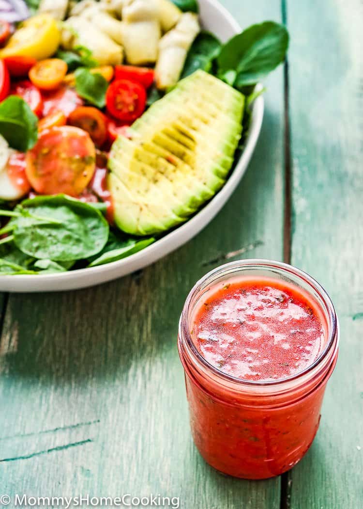 This Raspberry Vinaigrette is ridiculously easy to make with a few pantry staples. It’s sweet, tangy, delicious, and will make an ordinary salad stand out. https://mommyshomecooking.com