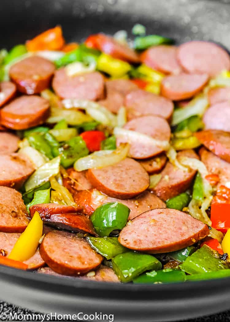 Easy Sausage and Peppers Rice Skillet - Mommy's Home Cooking