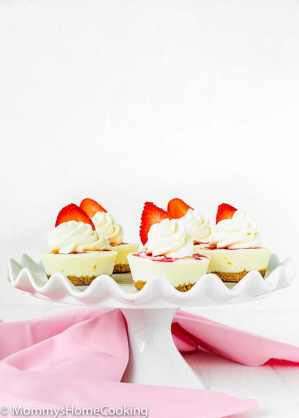 Mini Yogurt Strawberry Cheesecakes Mommy's Home Cooking