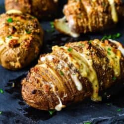 Easy Cheesy Garlic Hasselback Potatoes | Mommy's Home Cooking