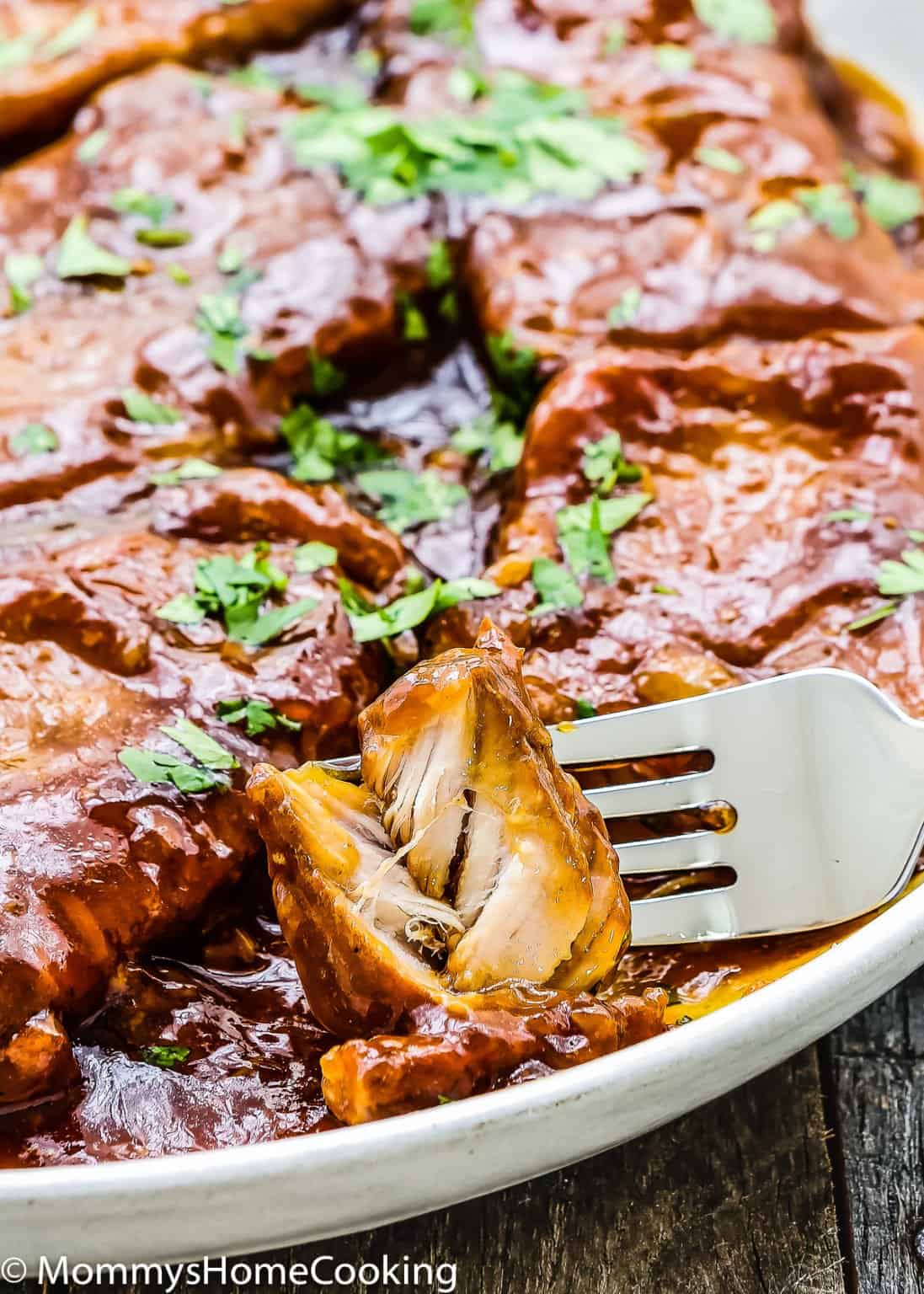 Slow Cooker Honey Garlic Pork Chops Mommy's Home Cooking