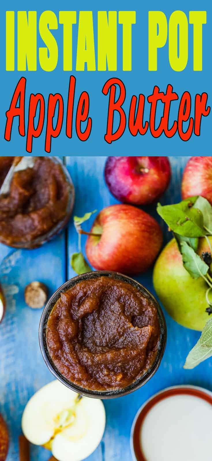 This Easy Instant Pot Apple Butter is tremendous velvety, smooth, spiced, and tasty. Perfect for spreading on toast, muffins, pancakes, crackers, etc. Ready in 20 minutes. #recipe #instantpot #apple #butter