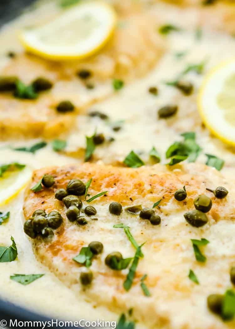 30 Minute Easy Chicken with a creamy lemon sauce 