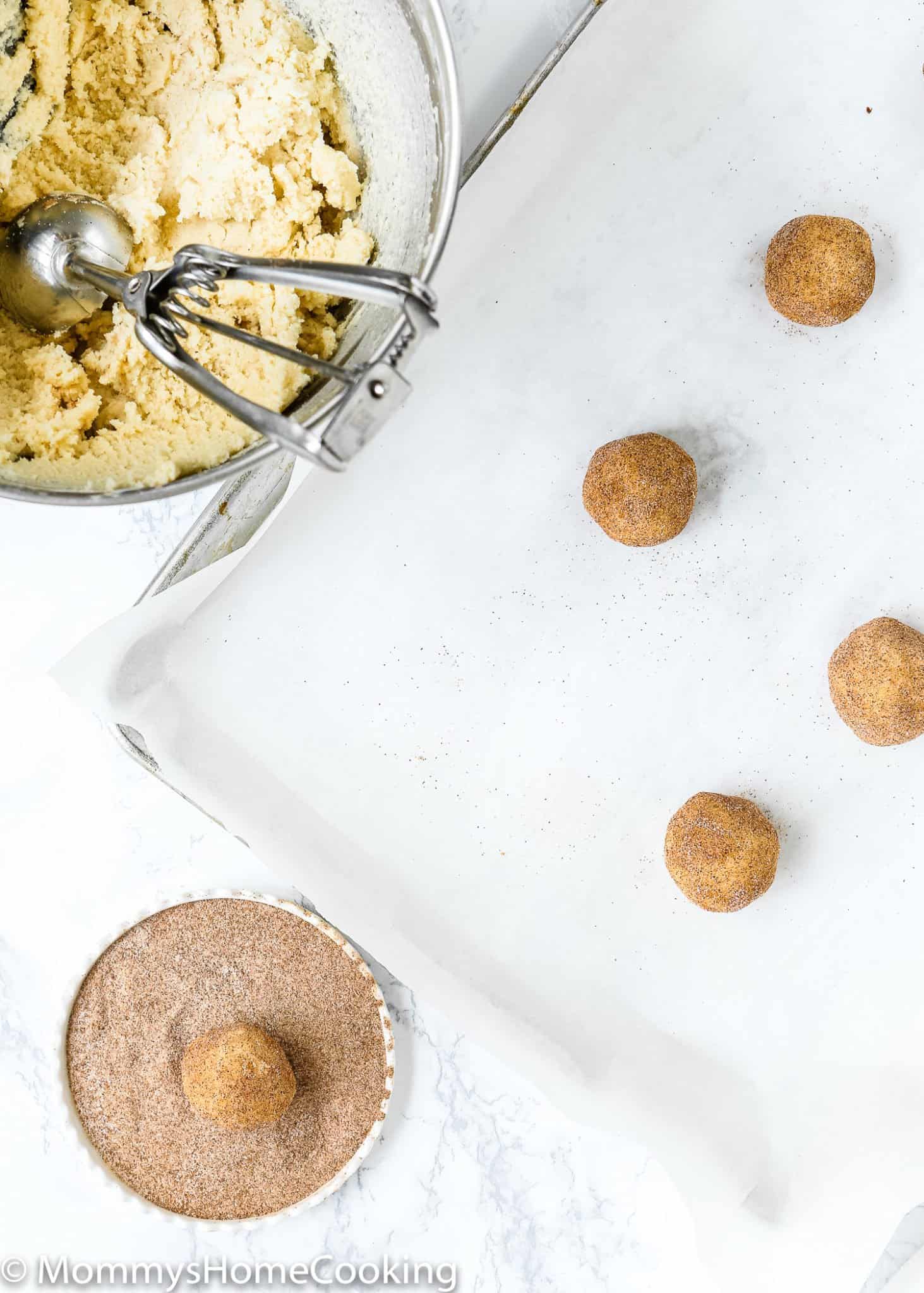 Eggless Snickerdoodle Cookies - Mommy's Home Cooking