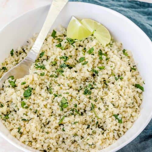 Easy Cilantro Lime Cauliflower Rice Mommy's Home Cooking
