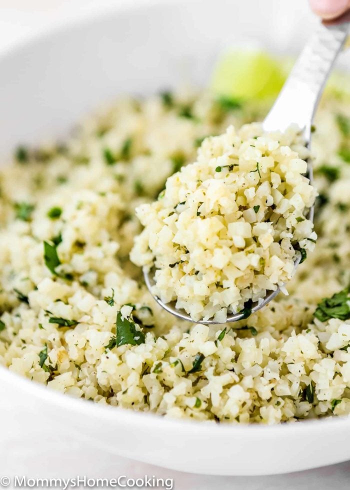 Easy Cilantro Lime Cauliflower Rice Mommy's Home Cooking